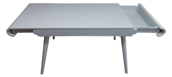Masă Extensibilă Bucătărie Vegas Alb, 133–160 × 80 × 77 cm