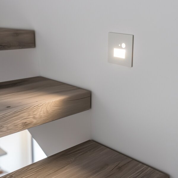 Brilagi - Aplica LED pentru scări cu senzor, 1,5W/230V, 3000/4000/6500K, alb
