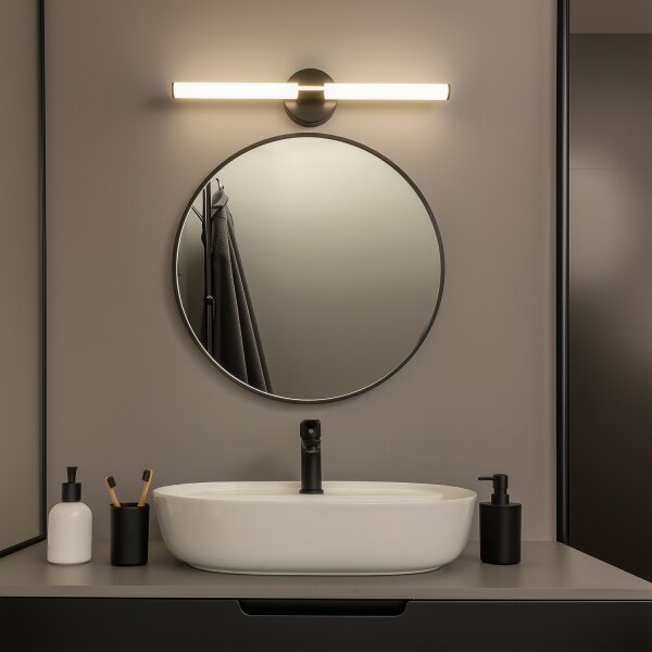 Brilagi - Lampă LED pentru oglindă de baie LARA LED/10W/230V IP44 neagră