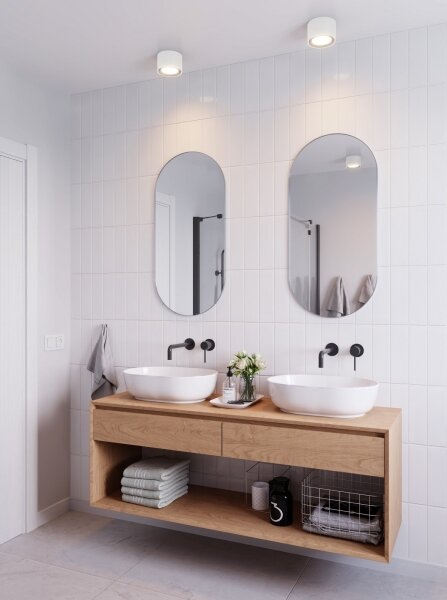 Nordlux - Spot LED pentru baie LANDON LED/6,5W/230V IP44, alb