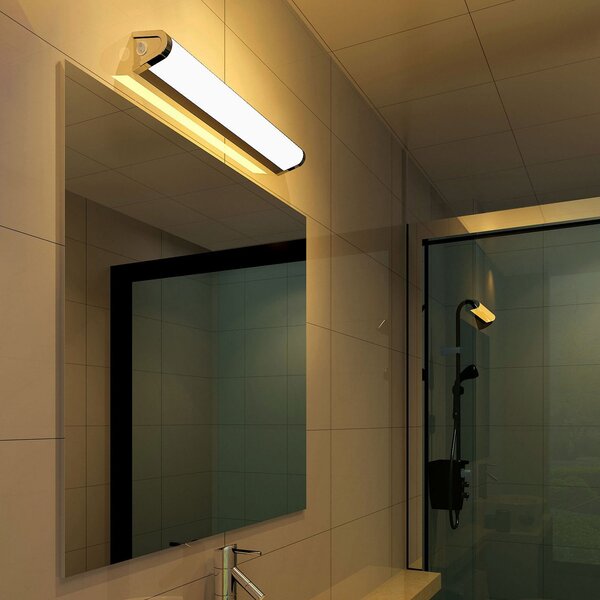G & L Handels GmbH Aplică perete LED 511106 pt oglindă, cu comutator, Metalic, dormitor, Metal, Modern
