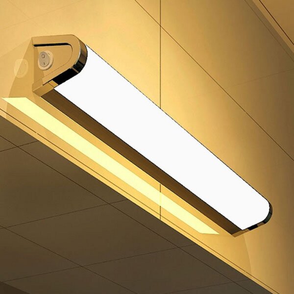 G & L Handels GmbH Aplică perete LED 511106 pt oglindă, cu comutator, Metalic, dormitor, Metal, Modern