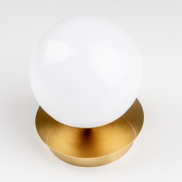 Brilagi BALL - Aplica LED pentru baie, 6W, 230V, 3000/4000/6500K, IP44, finisaj auriu