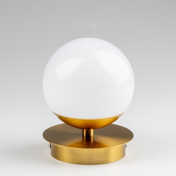 Brilagi BALL - Aplica LED pentru baie, 6W, 230V, 3000/4000/6500K, IP44, finisaj auriu