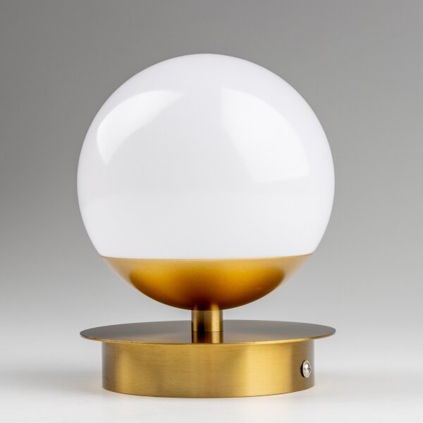 Brilagi BALL - Aplica LED pentru baie, 6W, 230V, 3000/4000/6500K, IP44, finisaj auriu