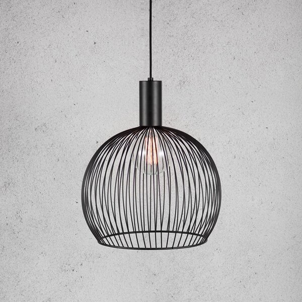 DFTP by Nordlux Lampă suspendată Aver, 40 cm, reglabil, Negru, Camera de zi / sufragerie, Metal, Scandinavă