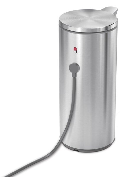 Dozator de săpun lichid argintiu mat automat din oțel 266 ml – simplehuman