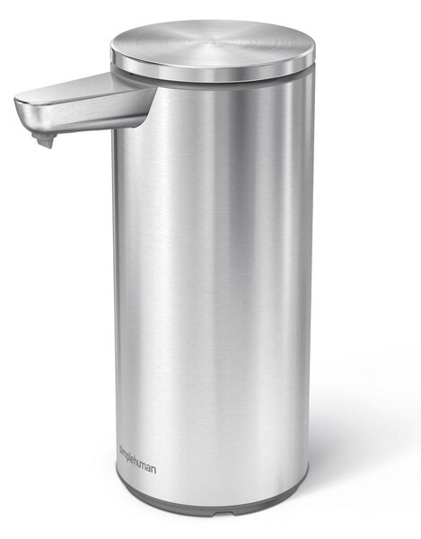 Dozator de săpun lichid argintiu mat automat din oțel 266 ml – simplehuman