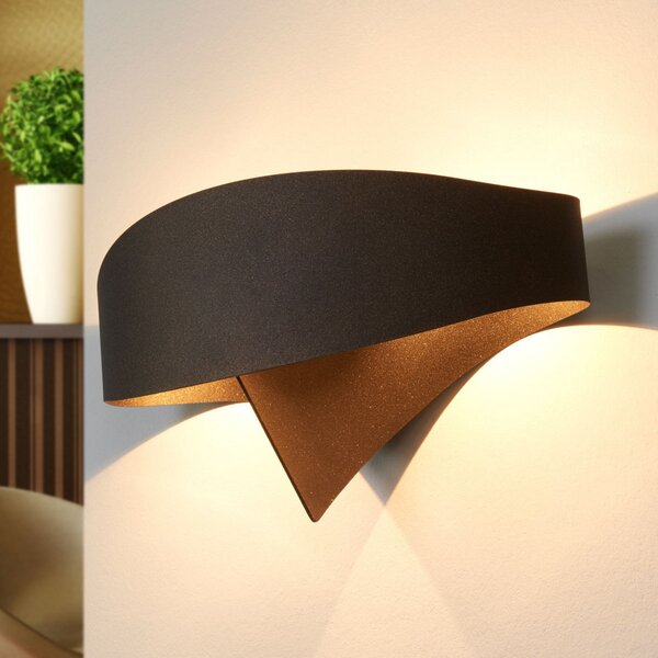 Selène Aplică de perete design din bronz Scudo, reglabil, Bronz / Alamă Veche, Hol, Metal, Design, Perete forme speciale