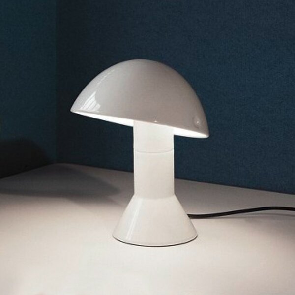 Martinelli Luce Elmetto - lampă de masă, alb, Alb, Camera de zi / sufragerie, Plastic, Design