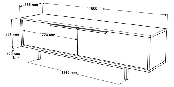 Set mobilier living Otto 19 (stejar). 1102408