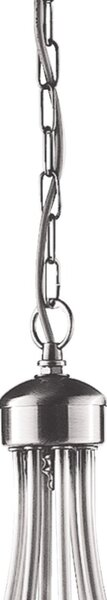 Searchlight Candelabru Maypole satin argintiu, 8 becuri, reglabil, Gri, Camera de zi / sufragerie, Metal