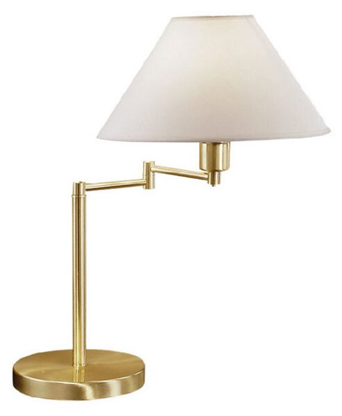 Lampă de masă Hilton, pivotantă, alamă