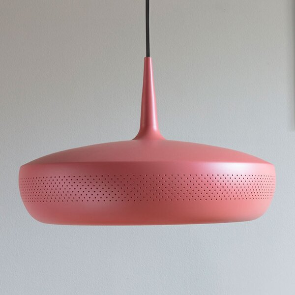 UMAGE Clava Dine lampă suspendată culoare coral, reglabil, Roșu, Camera de zi / sufragerie, Metal, Vintage