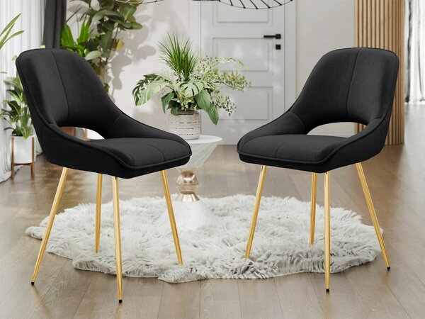 Scaun Comfivo Hilaritas XII, Auriu, Negru, 81x46x49cm, 10.6 kg