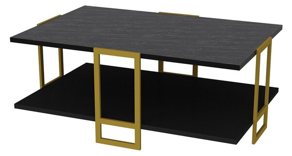Măsuță de cafea Poppy (auriu + negru). 1102471