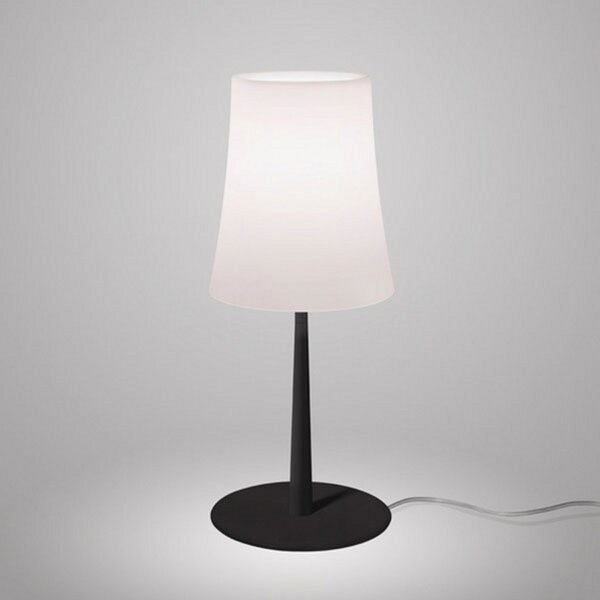 Foscarini Lampa de masă Birdie Easy negru, Negru, Camera de zi / sufragerie, Metal, Design