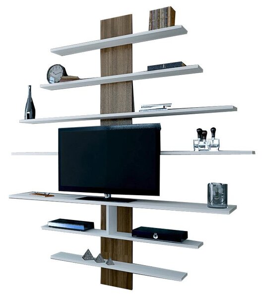 Mobilier living Ziva 1 (alb + nuc). 1102662