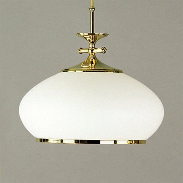 ORION Lampă suspendată Empira auriu 32 cm, reglabil, Auriu / Alamă, Camera de zi / sufragerie, Metal, Antichitate