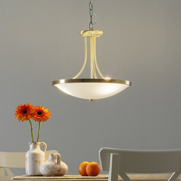 ORION Lampă suspendată TALYA, Ø 39,5 cm, reglabil, Bronz / Alamă Veche, Camera de zi / sufragerie, Metal, Antichitate