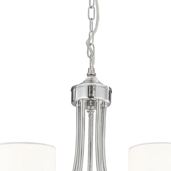 Searchlight Candelabru Nina, 5 becuri, reglabil, Metalic, Camera de zi / sufragerie, Metal