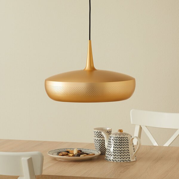UMAGE Clava Dine lampă suspendată alamă, reglabil, Auriu / Alamă, Camera de zi / sufragerie, Metal, Design
