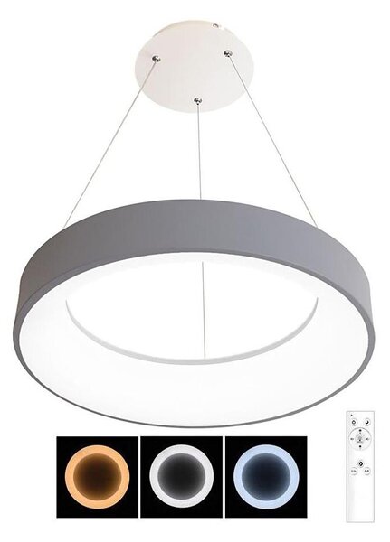 Lustră LED dimabilă NEST LED/40W/230V 3000-6500K Ecolite WMKL02R-40W/LEDSED + telecomandă
