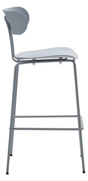 Set 4 scaune metalice BAR MARSIGLIA -HORECA- h 108 cm - ALBASTRU DESCHIS