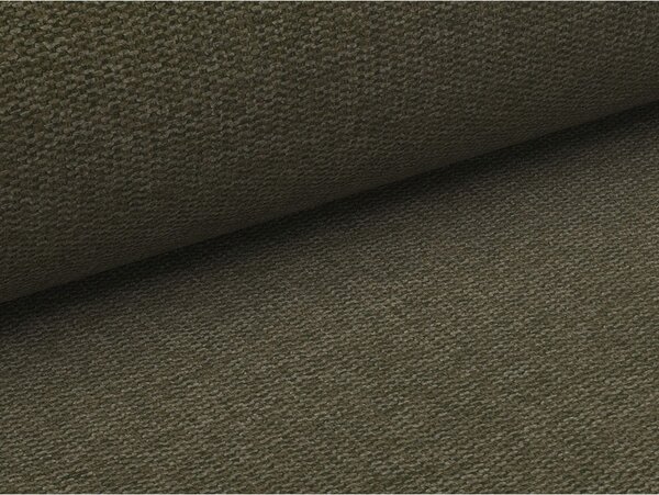 Scaun ALAN, verde olive/negru, stofa/metal, 45x39x91 cm