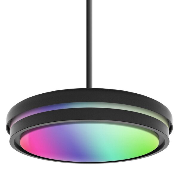 Tint Müller Licht Kea lampă suspendată LED Ø 42 cm, reglabil, Negru, Camera de zi / sufragerie, Metal, Modern