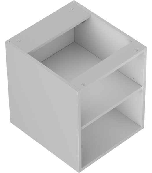 Mexen Box-A, dulap deschis cu raft 40 cm, gri mat, 91AX2-0400-470-0-62