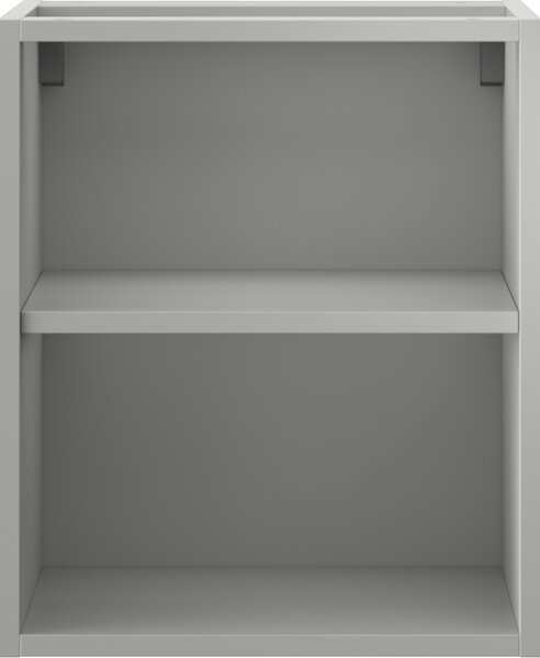 Mexen Box-A, dulap deschis cu raft 40 cm, gri mat, 91AX2-0400-470-0-62