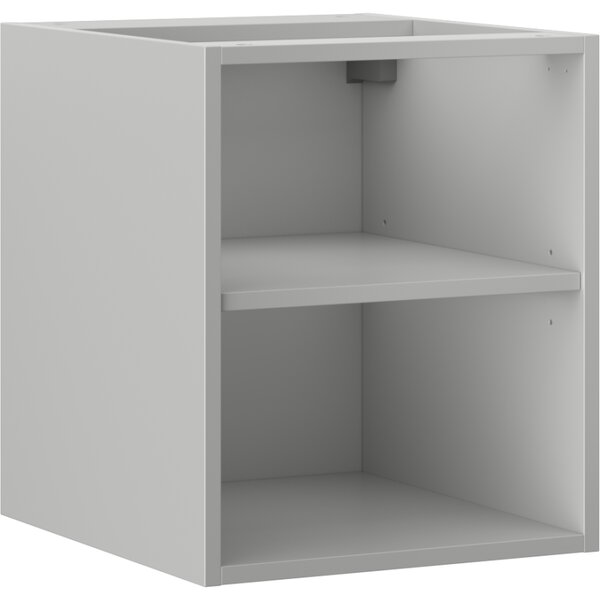 Mexen Box-A, dulap deschis cu raft 40 cm, gri mat, 91AX2-0400-470-0-62