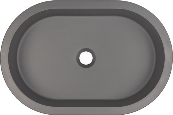 Deante Silia lavoar 58x39 cm ovale sub blat antracit mat CQS_TU6U