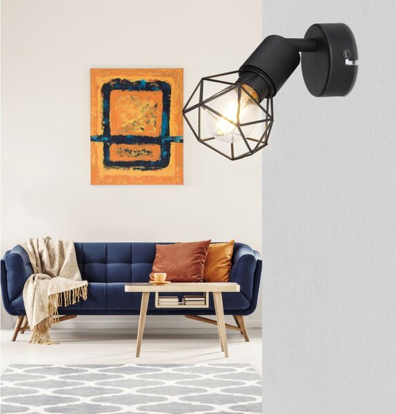 Globo Lighting Xara I lampă de perete 1x40 W negru 54802S-1
