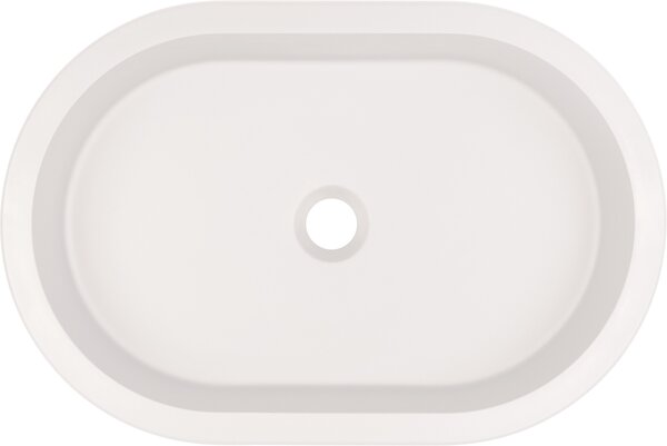 Deante Silia lavoar 58x39 cm ovale sub blat alb mat CQS_AU6U