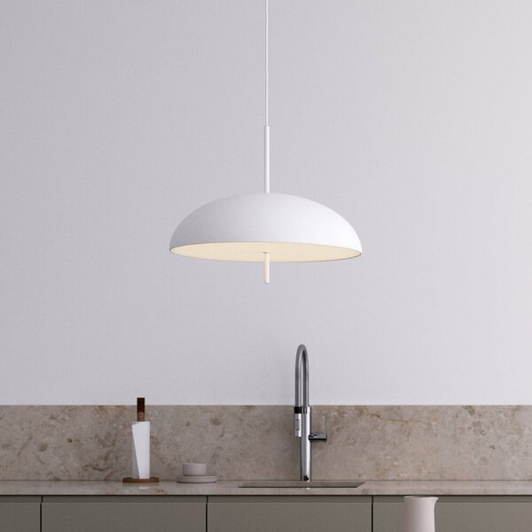 DFTP by Nordlux Suspensie Versale, alb, Ø 50 cm, reglabil, Alb, Camera de zi / sufragerie, Metal, Scandinavă