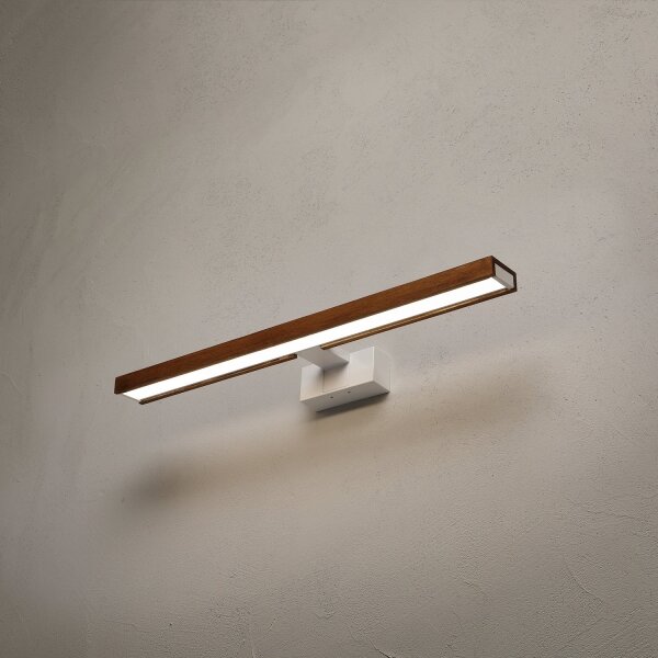Brilagi - LED Iluminare oglindă pentru baie 3 în 1 WOODY MIRROR LED/12W/230V IP44 alb/stejar/cireș