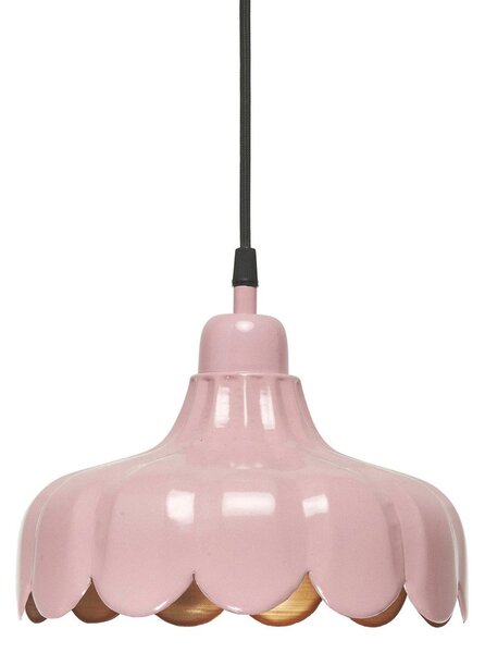 PR Home Lampă suspendată Wells Small, roz/auriu, Ø 24 cm, priză la priză, reglabil, Violet, Camera de zi / sufragerie, Metal