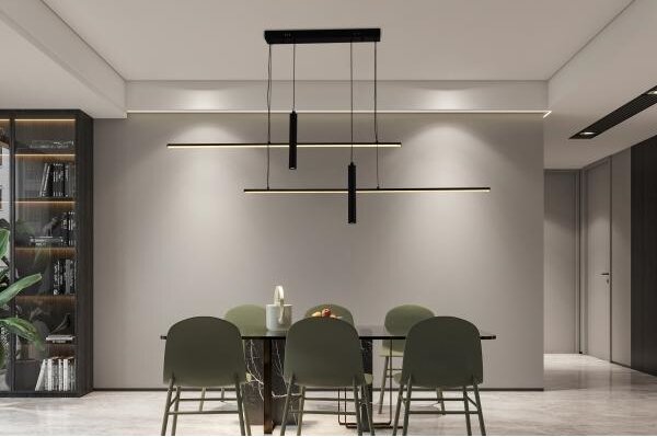 Lustră LED dimabilă pe cablu LED/70W/230V 3000-6500K + telecomandă