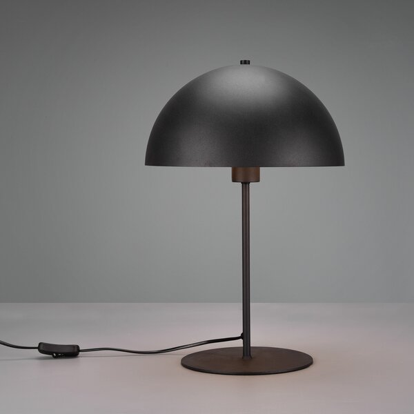 Trio Lighting Lampă de masă Nola, înălțime 45 cm, negru/auriu, Negru, Camera de zi / sufragerie, Metal, Scandinavă