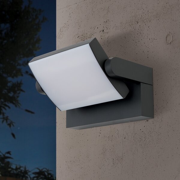 ORION Ginger aplică LED de exterior, IP54, CCT, antracit, Negru, Metal, Modern