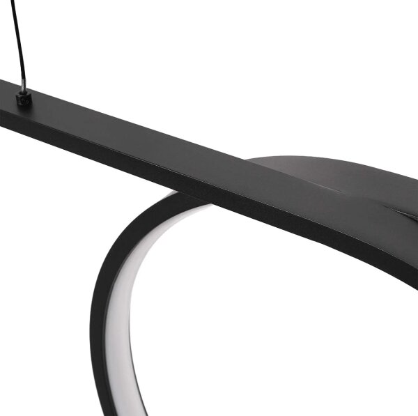 Lustră LED suspendată pe cablu ODETTA LED/30W/230V 4000K negru