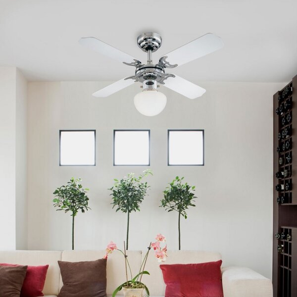 Westinghouse Portland Ambiance ventilator lumină, Alb, Camera de zi / sufragerie, Metal, Modern