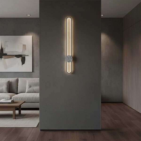 Aplica de perete FLORENTYNA LED/24W/230V 4000K negru/alb