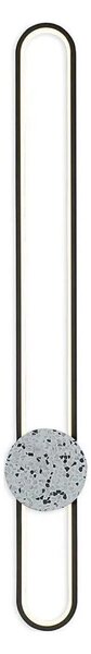 Aplica de perete FLORENTYNA LED/24W/230V 4000K negru/alb