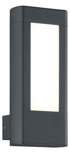Trio Lighting Aplică LED de exterior Rhine cu lumină deschisă, Negru, Metal, Modern