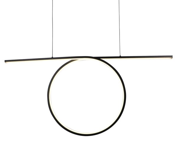 Lustră LED suspendată pe cablu ODETTA LED/42W/230V 4000K neagră