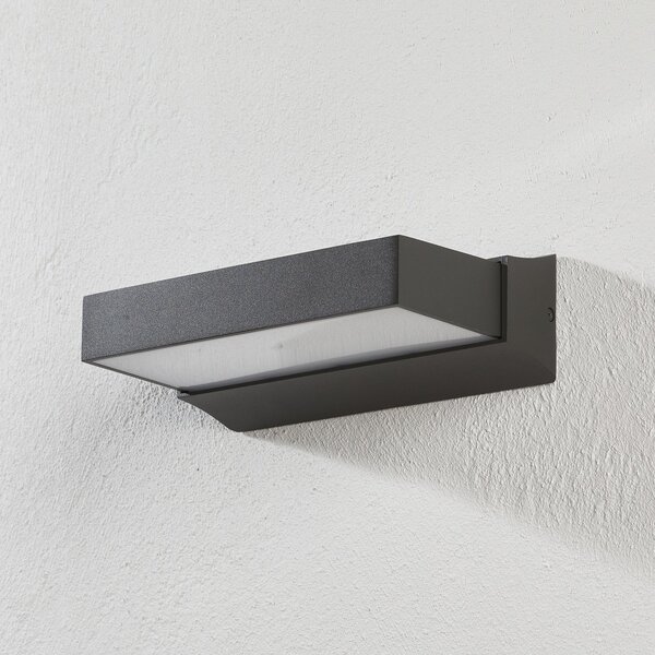Trio Lighting Aplică LED de exterior Cuando, up/down, Negru, Metal, Modern, Priză de perete sus / jos