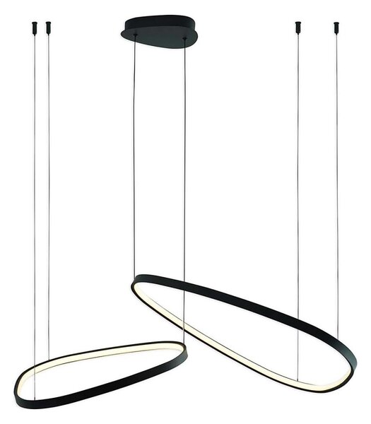 Lustră suspendată cu cablu MICHELLE LED, 48W, 230V, 4000K, neagră